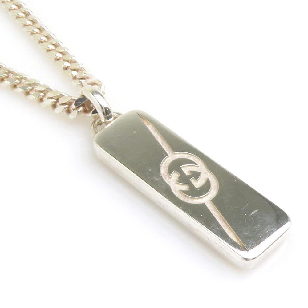 Gucci necklace, sterling silver (925), silver, men's and women's, h32575j